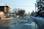 заледен участък в началото на Рударско Драгичево