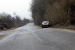 Кръстовището Драгичево, Рударци, Мърчаево - Катастрофирал автомобил